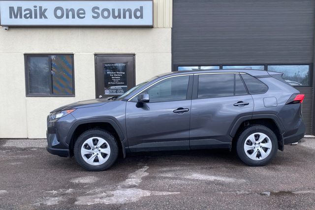 Toyota 2024 Rav4 with professional window tint in North Bay
